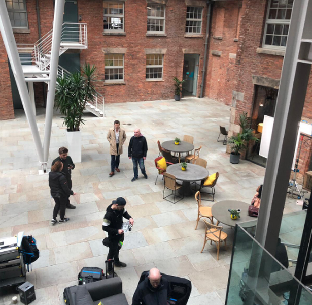 Netflix's The Stranger filming in Ancoats (Image: CERT Property)